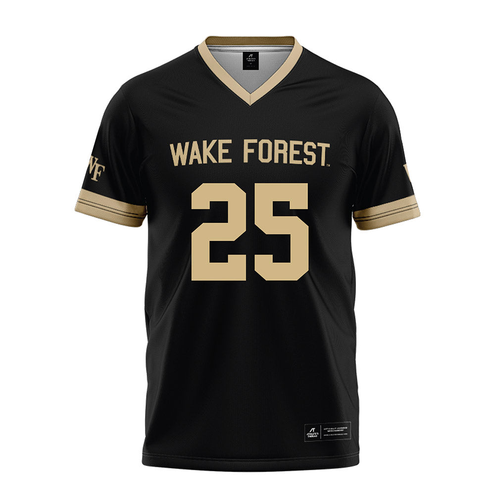 Wake Forest - NCAA Football : Eli Potts - Black Football Jersey-0