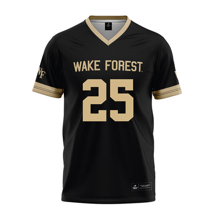 Wake Forest - NCAA Football : Eli Potts - Black Football Jersey-0