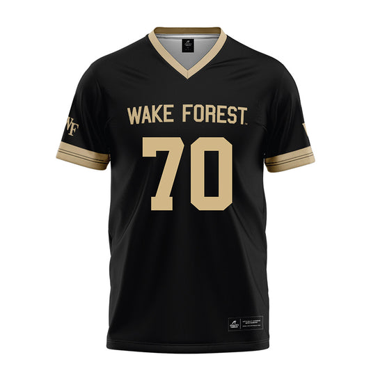 Wake Forest - NCAA Football : Will Way - Black Football Jersey-0