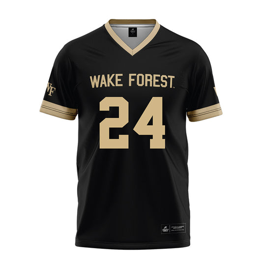 Wake Forest - NCAA Football : Sawyer Seidl - Black Football Jersey-0