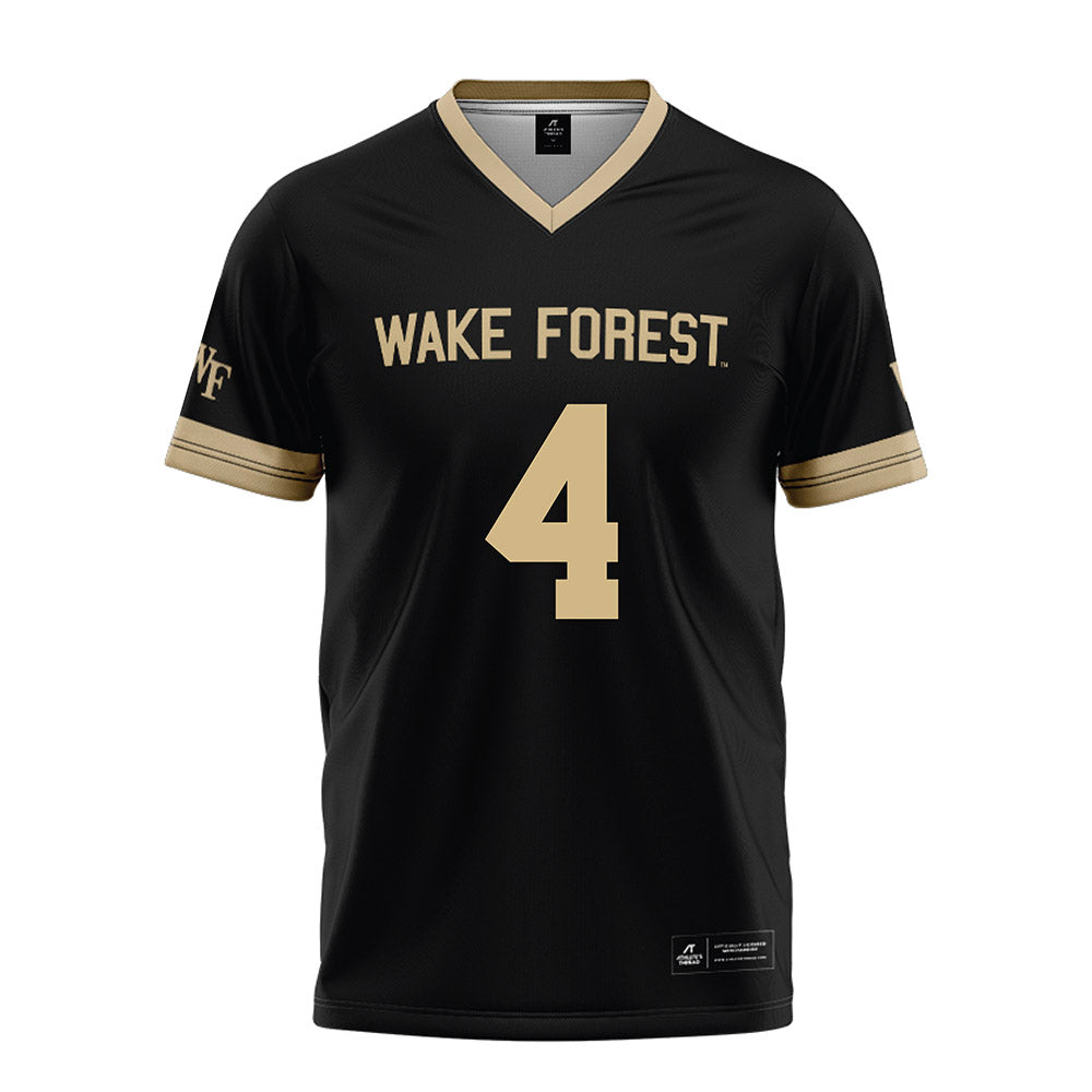 Wake Forest - NCAA Football : Sascha Garcia - Black Football Jersey-0