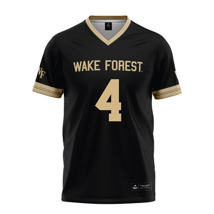 Wake Forest - NCAA Football : Sascha Garcia - Black Football Jersey-0