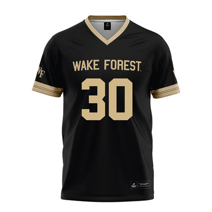 Wake Forest - NCAA Football : Jerron Blackwell - Black Football Jersey-0