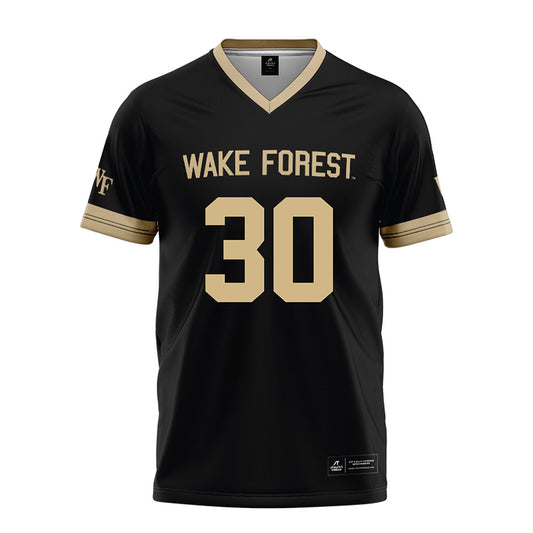 Wake Forest - NCAA Football : Jerron Blackwell - Black Football Jersey-0