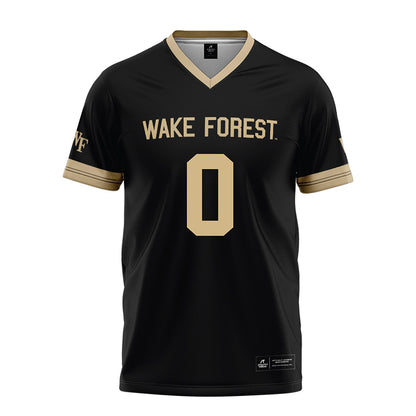 Wake Forest - NCAA Football : Brady Shust - Black Football Jersey-0