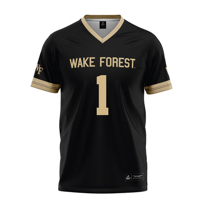 Wake Forest - NCAA Football : Kahnen Daniels - Black Football Jersey-0