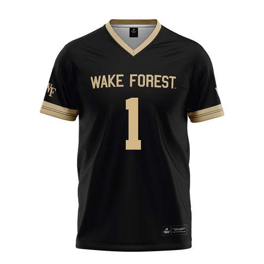 Wake Forest - NCAA Football : Kahnen Daniels - Black Football Jersey-0