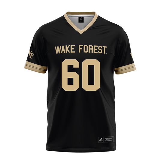 Wake Forest - NCAA Football : Will Saba - Black Football Jersey-0