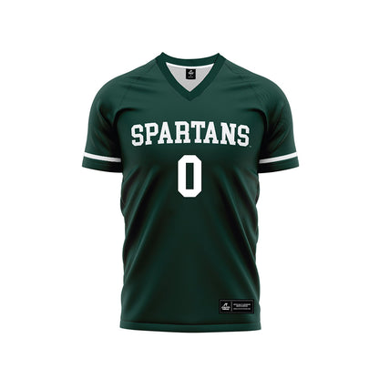Michigan State - NCAA Women's Soccer : Noelle Henning - Green Soccer Jersey-0