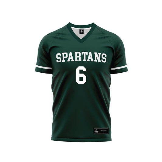 Michigan State - NCAA Women's Soccer : Josie Willis - Green Soccer Jersey-0