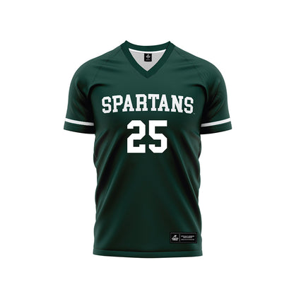 Michigan State - NCAA Men's Soccer : Jackson Lusky - Green Soccer Jersey-0