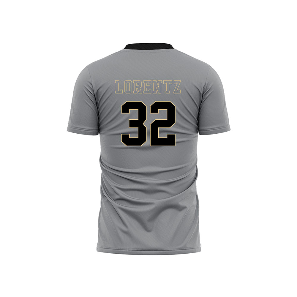 Wake Forest - NCAA Men's Soccer : Tate Lorentz - Pattern Black Soccer Jersey-1