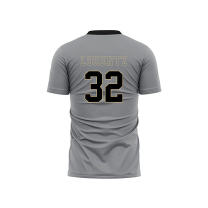 Wake Forest - NCAA Men's Soccer : Tate Lorentz - Pattern Black Soccer Jersey-1