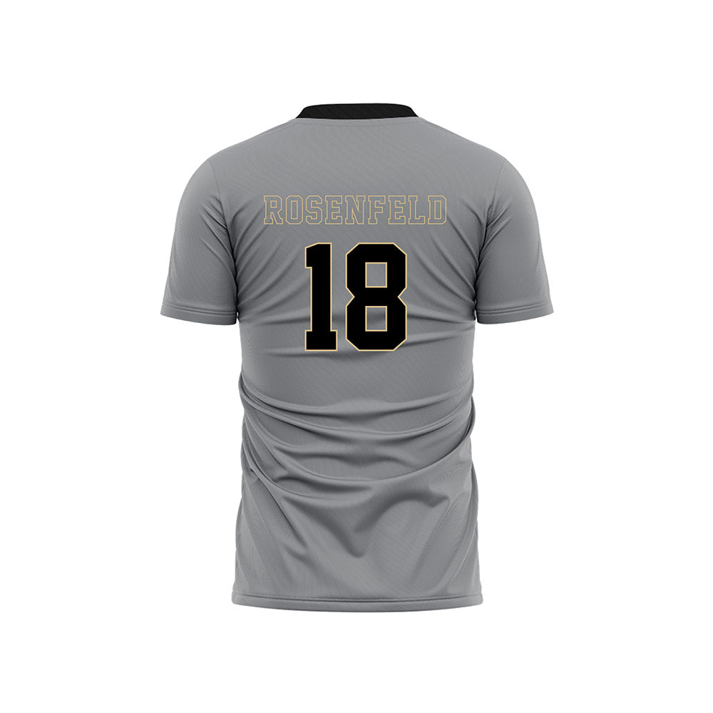 Wake Forest - NCAA Men's Soccer : Henry Rosenfeld - Pattern Black Soccer Jersey-1