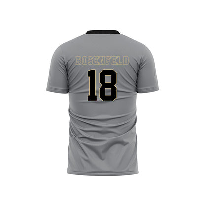 Wake Forest - NCAA Men's Soccer : Henry Rosenfeld - Pattern Black Soccer Jersey-1