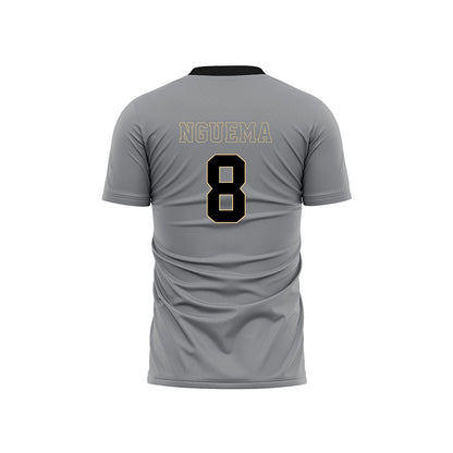 Wake Forest - NCAA Men's Soccer : David Nguema - Pattern Black Soccer Jersey-1