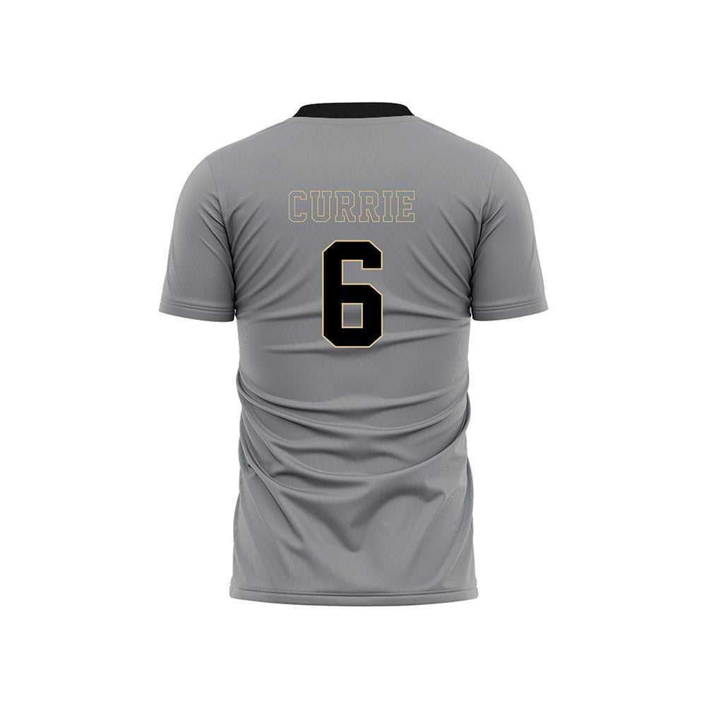 Wake Forest - NCAA Men's Soccer : Lorenze Currie - Pattern Black Soccer Jersey-1