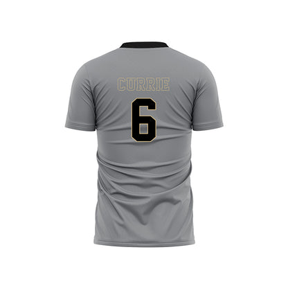 Wake Forest - NCAA Men's Soccer : Lorenze Currie - Pattern Black Soccer Jersey-1