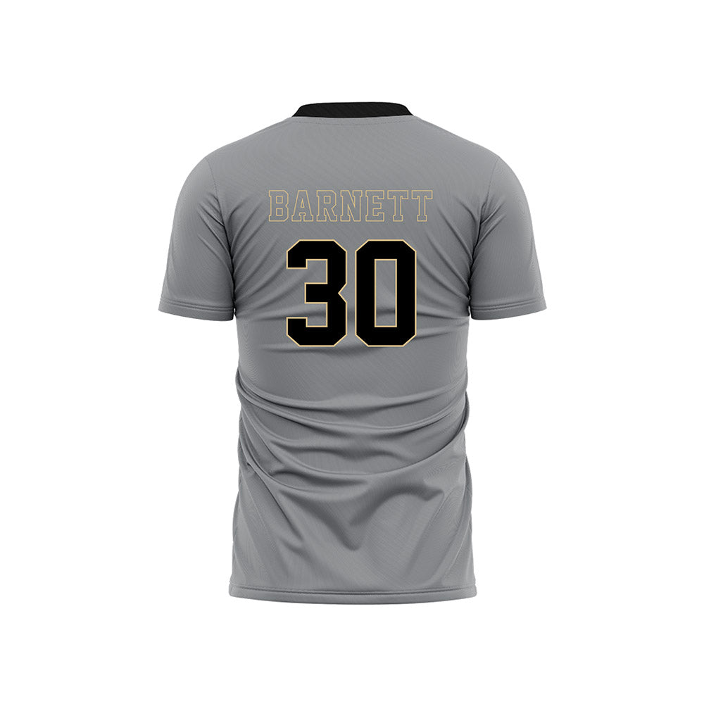 Wake Forest - NCAA Men's Soccer : Owen Barnett - Pattern Black Soccer Jersey-1