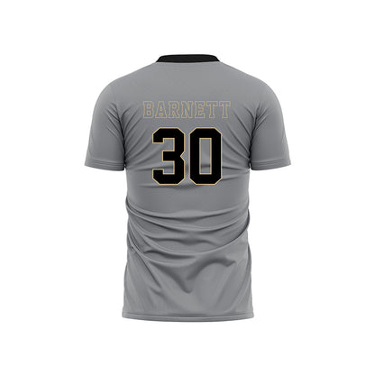 Wake Forest - NCAA Men's Soccer : Owen Barnett - Pattern Black Soccer Jersey-1