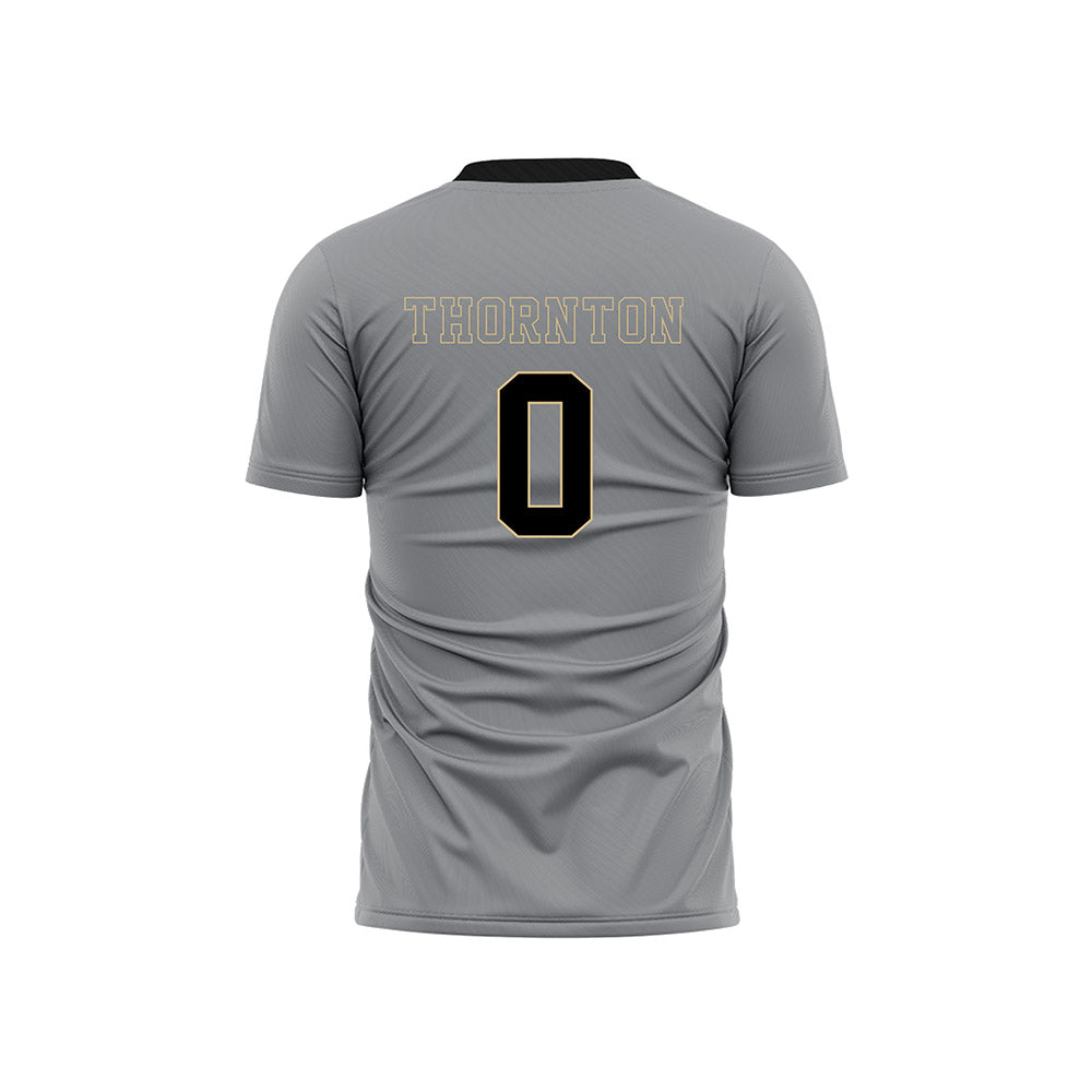 Wake Forest - NCAA Women's Soccer : Lizzie Thornton - Pattern Black Soccer Jersey-1
