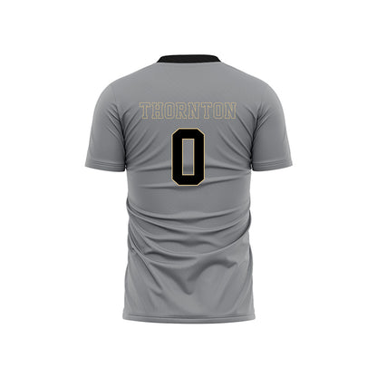 Wake Forest - NCAA Women's Soccer : Lizzie Thornton - Pattern Black Soccer Jersey-1