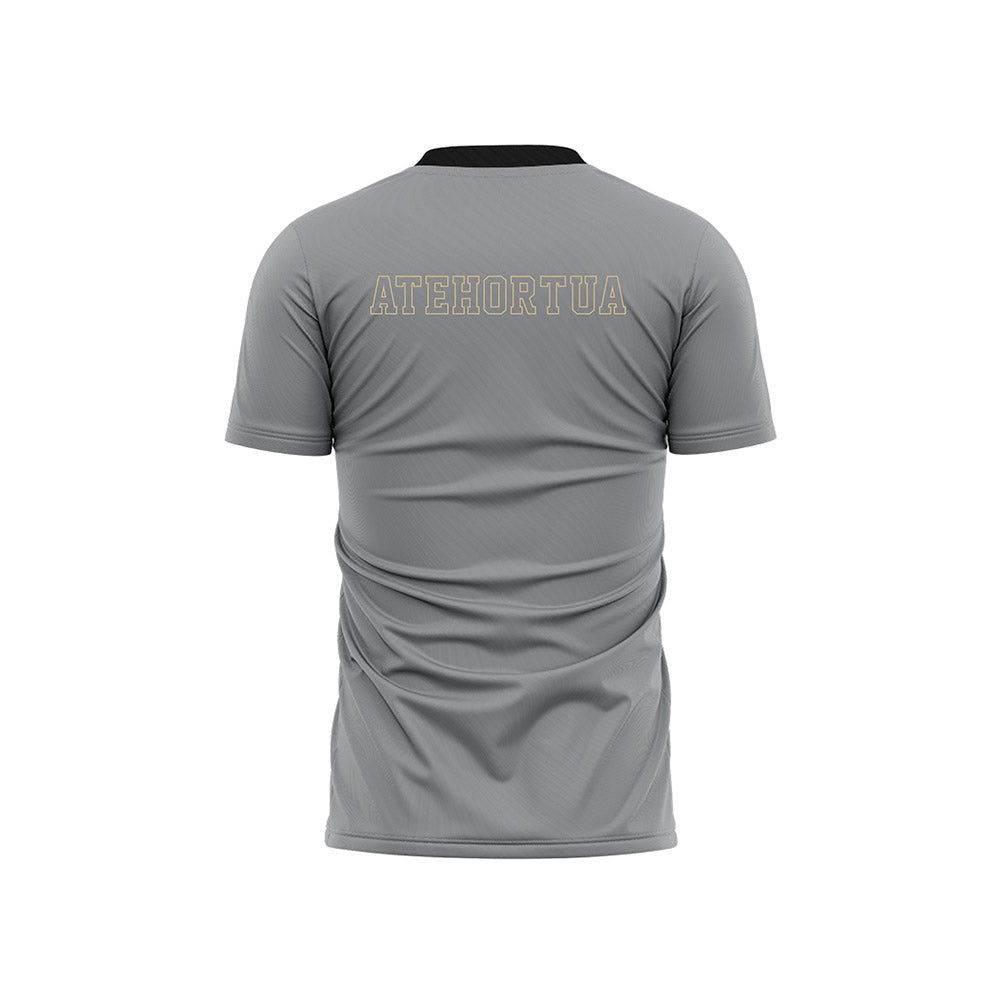 Wake Forest - NCAA Women's Soccer : Sofia Atehortua - Pattern Black Soccer Jersey-1