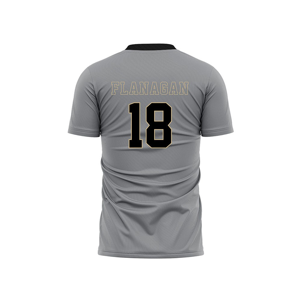 Wake Forest - NCAA Women's Soccer : Allie Flanagan - Pattern Black Soccer Jersey-1