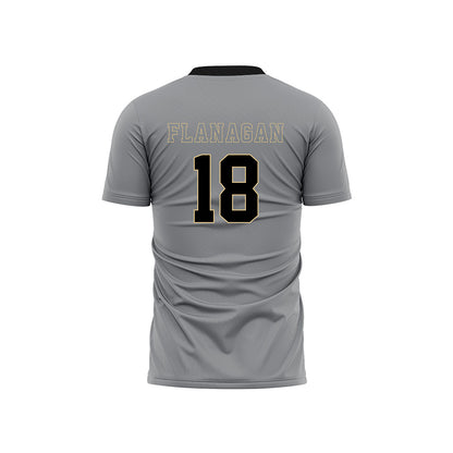 Wake Forest - NCAA Women's Soccer : Allie Flanagan - Pattern Black Soccer Jersey-1