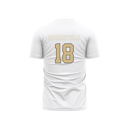 Wake Forest - NCAA Men's Soccer : Henry Rosenfeld - Pattern White Soccer Jersey-1