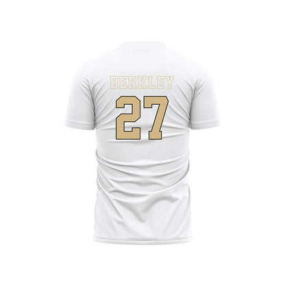 Wake Forest - NCAA Men's Soccer : Copeland Berkley - Pattern White Soccer Jersey-1