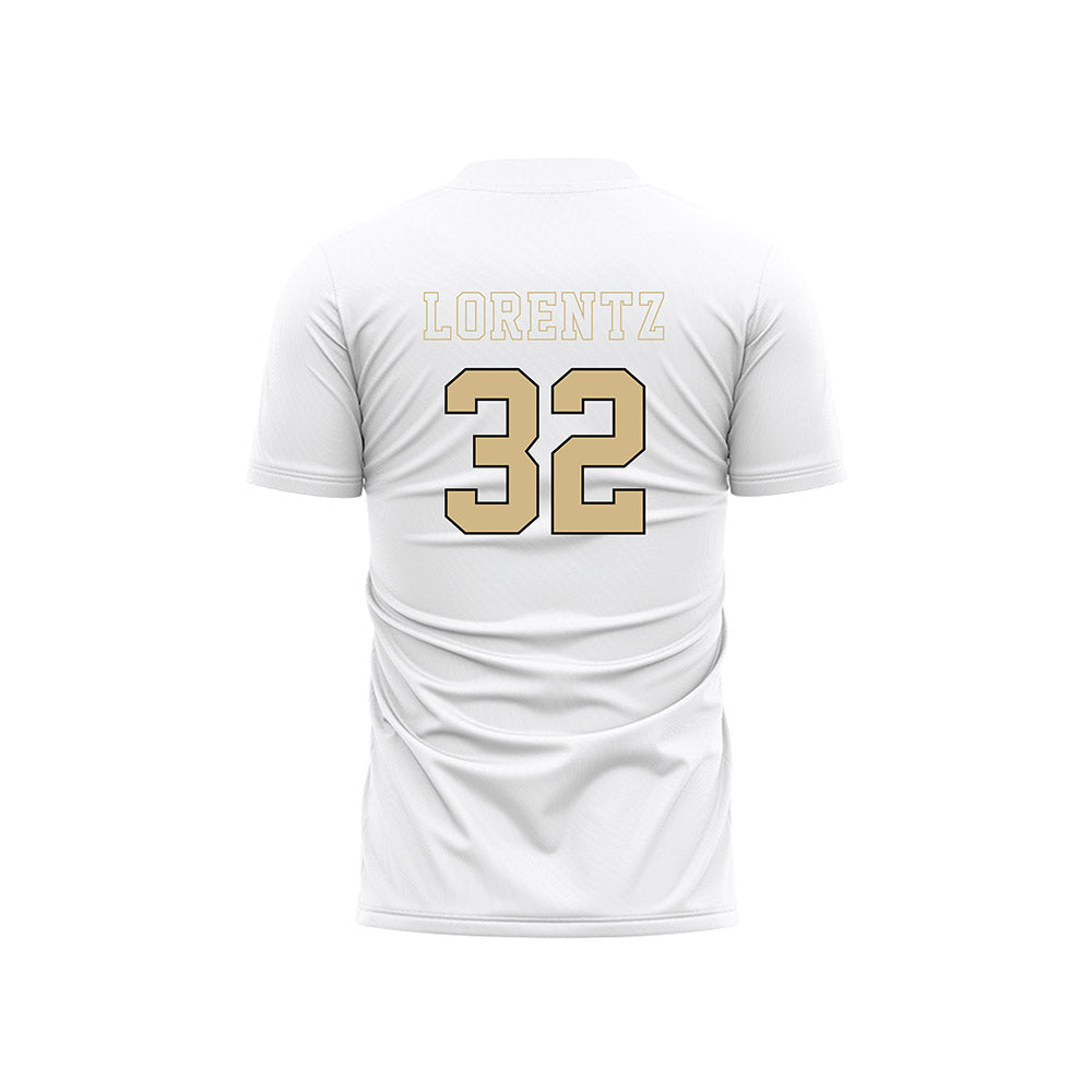 Wake Forest - NCAA Men's Soccer : Tate Lorentz - Pattern White Soccer Jersey-1