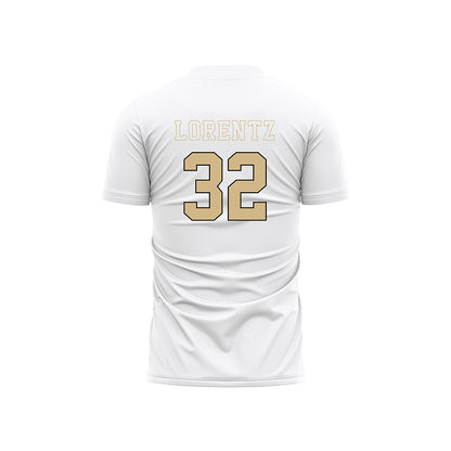 Wake Forest - NCAA Men's Soccer : Tate Lorentz - Pattern White Soccer Jersey-1