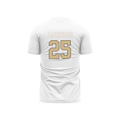 Wake Forest - NCAA Men's Soccer : Will Jackson - Pattern White Soccer Jersey