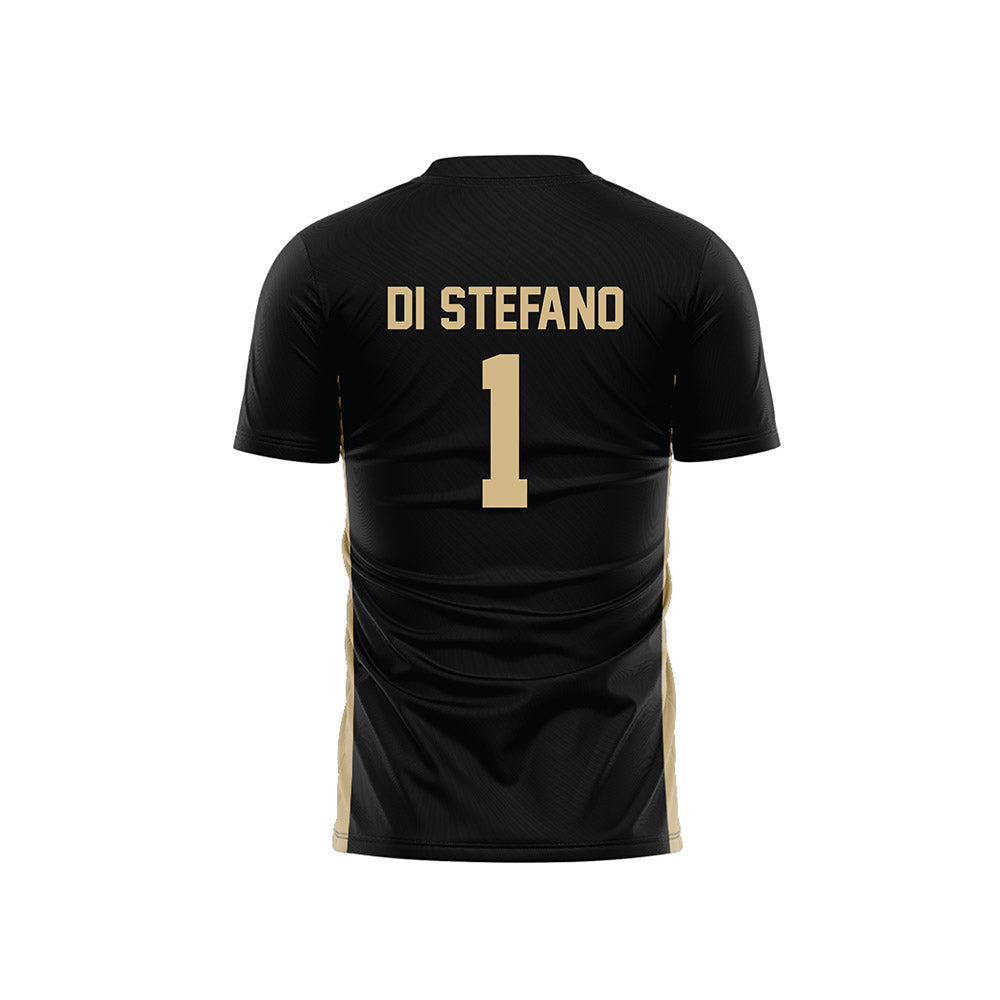 Wake Forest - NCAA Men's Soccer : John Di Stefano - Black Soccer Jersey-1