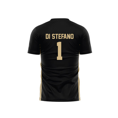Wake Forest - NCAA Men's Soccer : John Di Stefano - Black Soccer Jersey-1