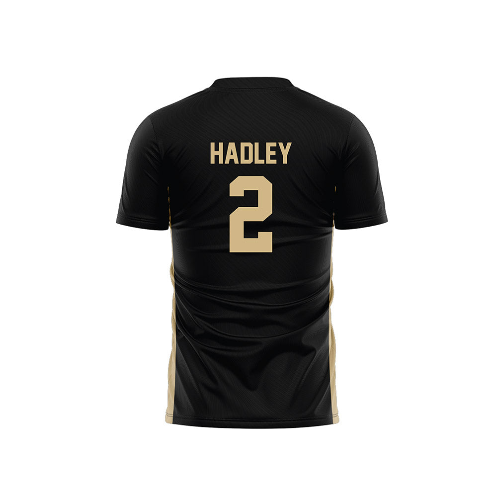 Wake Forest - NCAA Men's Soccer : Miles Hadley - Black Soccer Jersey-1