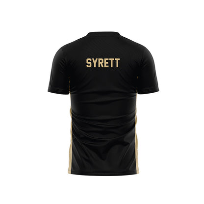 Wake Forest - NCAA Men's Soccer : Graham Syrett - Black Soccer Jersey-1