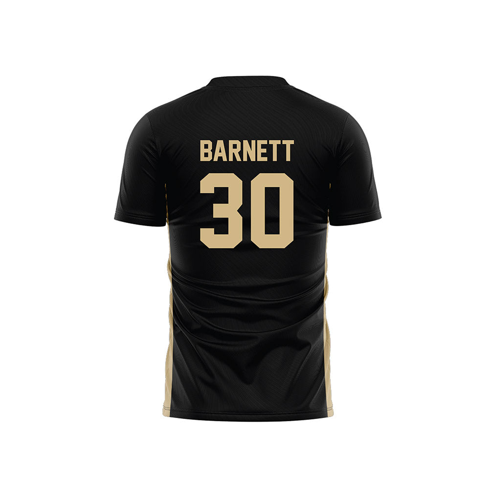 Wake Forest - NCAA Men's Soccer : Owen Barnett - Black Soccer Jersey-1