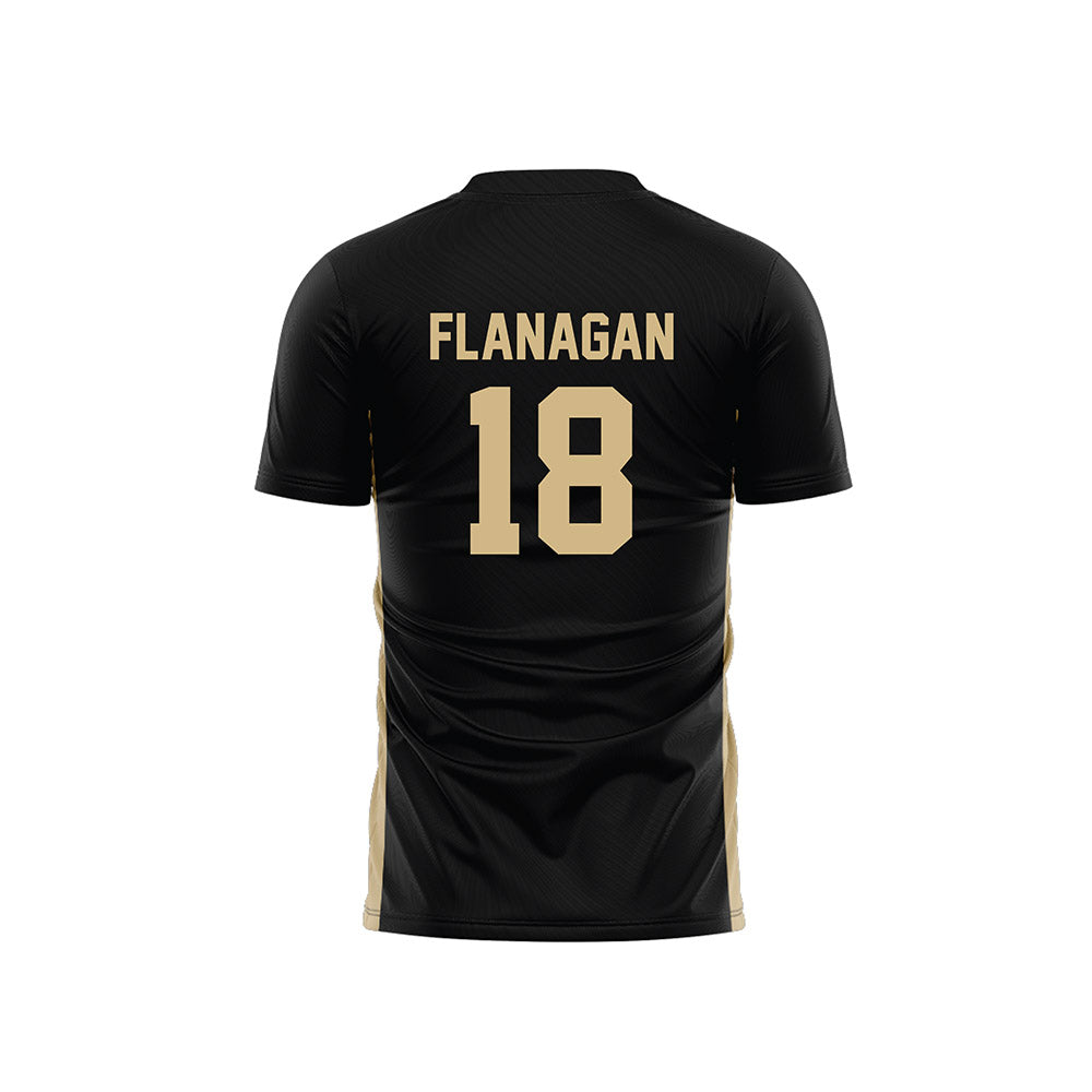Wake Forest - NCAA Women's Soccer : Allie Flanagan - Black Soccer Jersey-1