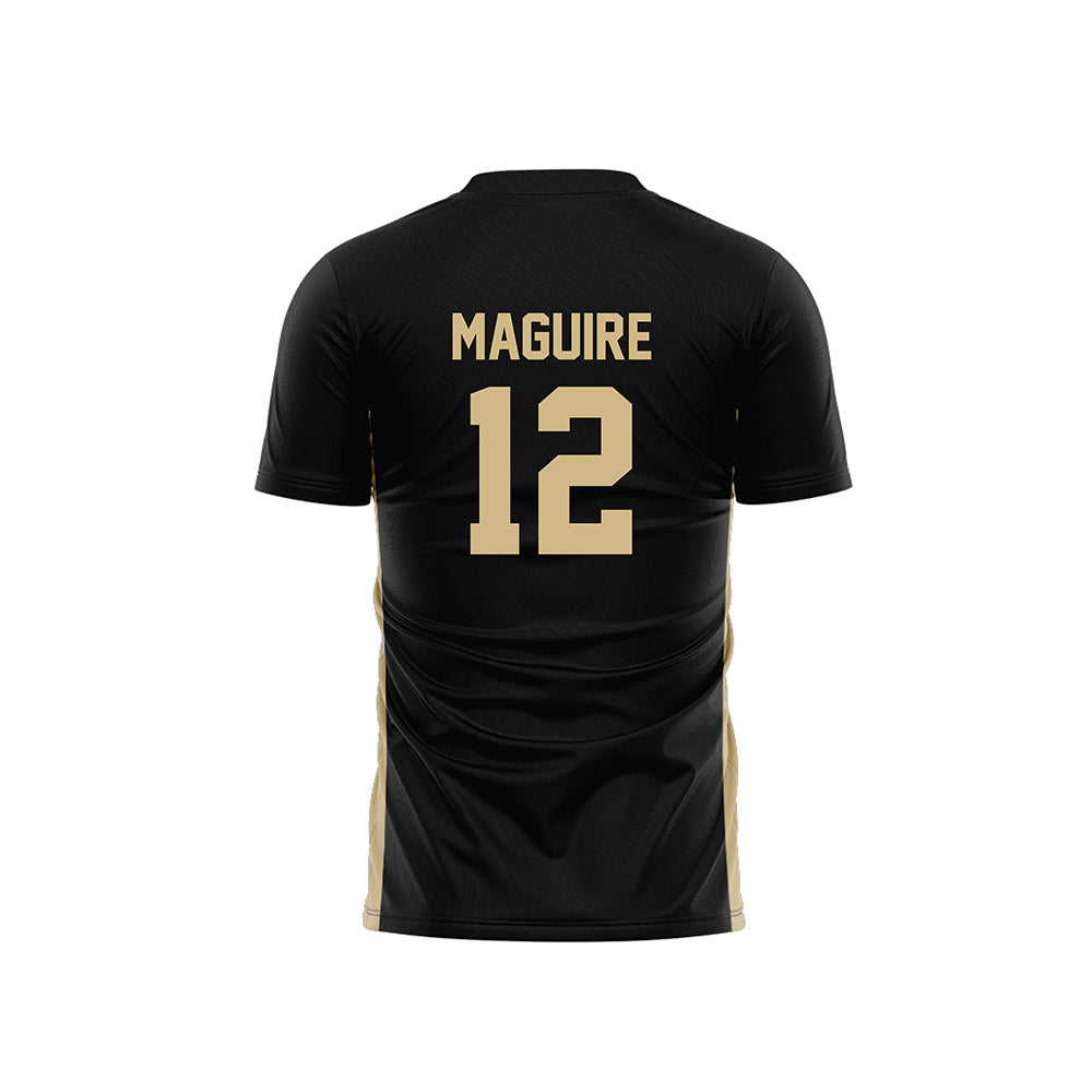Wake Forest - NCAA Women's Soccer : Aislynn Maguire - Black Soccer Jersey-1