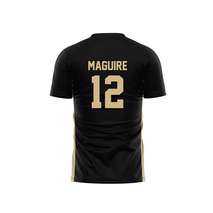 Wake Forest - NCAA Women's Soccer : Aislynn Maguire - Black Soccer Jersey-1