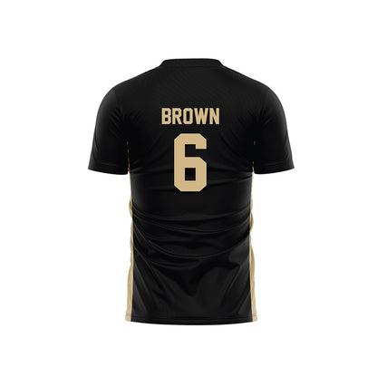 Wake Forest - NCAA Women's Soccer : Dempsey Brown - Black Soccer Jersey-1