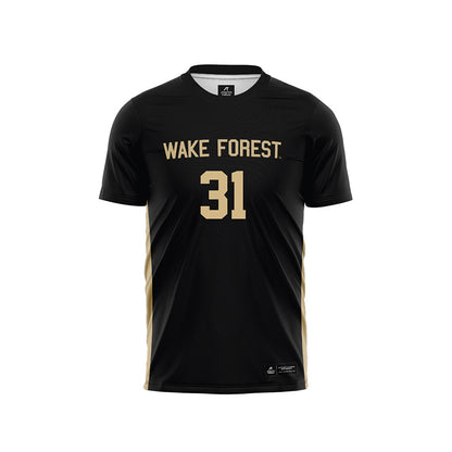 Wake Forest - NCAA Women's Soccer : Kylie Maxwell - Black Soccer Jersey-0