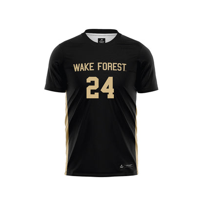 Wake Forest - NCAA Women's Soccer : Ava Reddy - Black Soccer Jersey-0