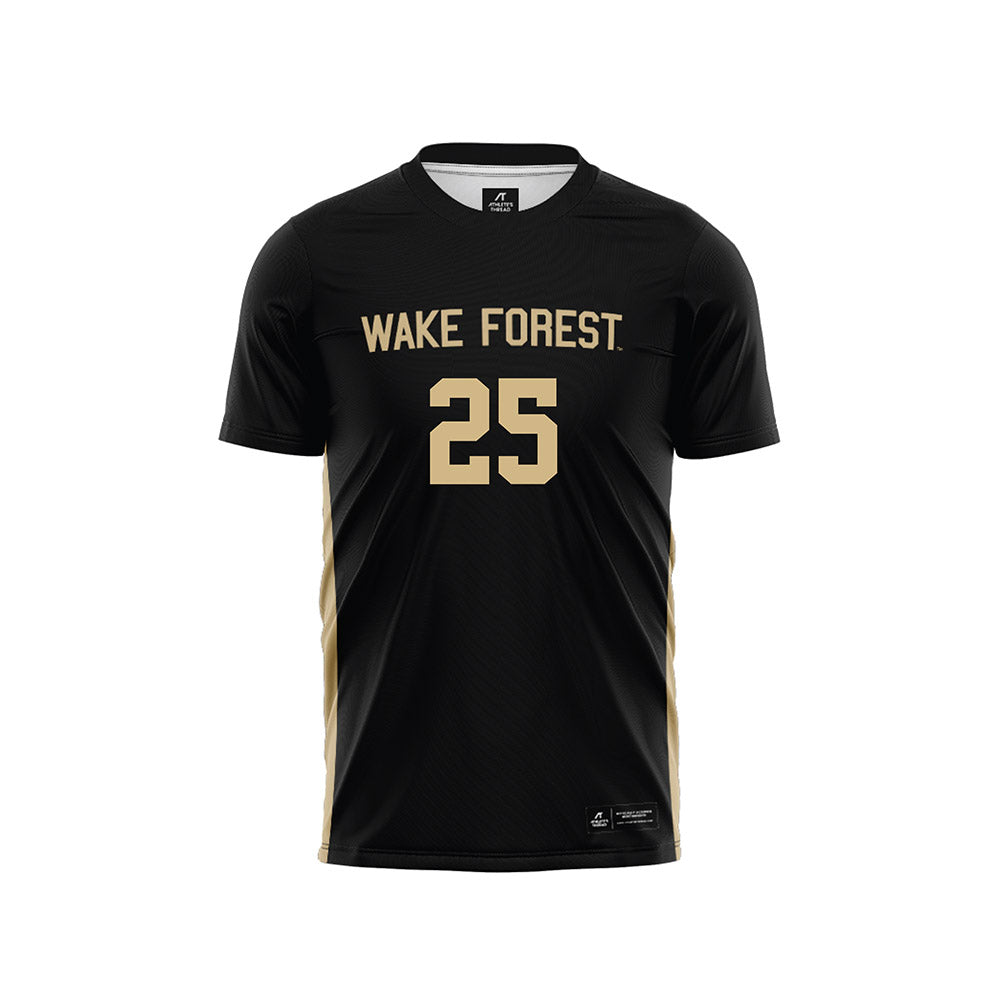 Wake Forest - NCAA Women's Soccer : Sophie Faircloth - Black Soccer Jersey-0