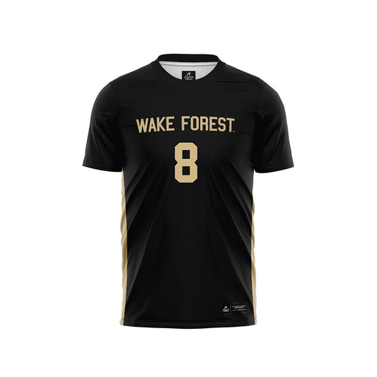 Wake Forest - NCAA Women's Soccer : Chloe Burst - Black Soccer Jersey-0