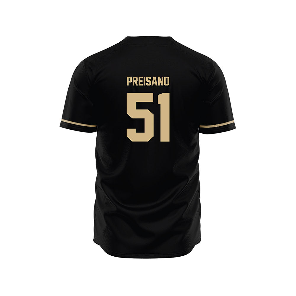 Wake Forest - NCAA Baseball : Ryan Preisano - Black Jersey