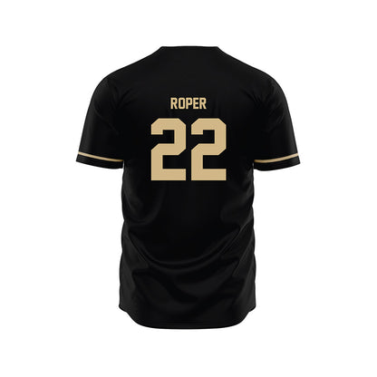 Wake Forest - NCAA Baseball : Jackson Roper - Black Jersey-1