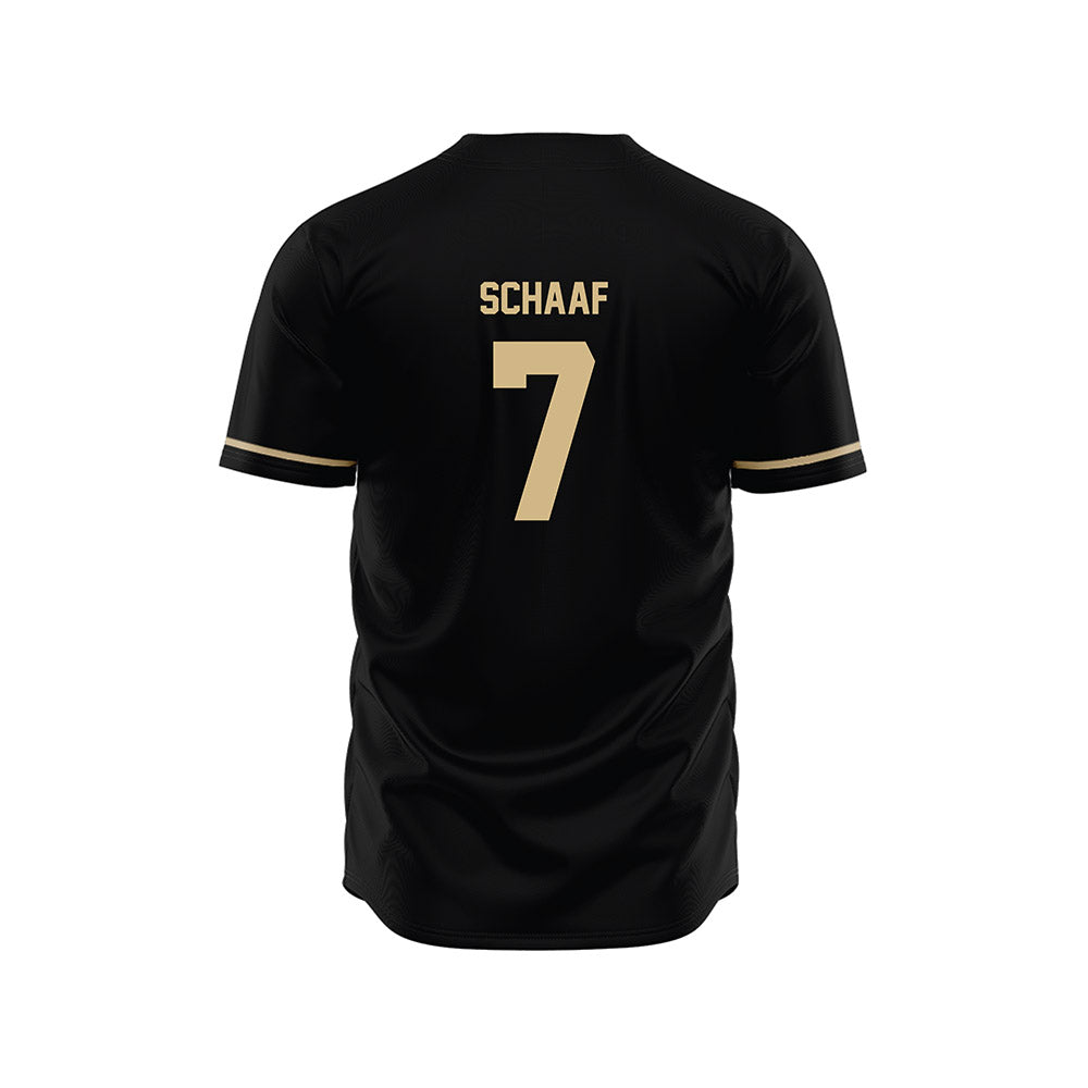 Wake Forest - NCAA Baseball : Blake Schaaf - Black Jersey-1